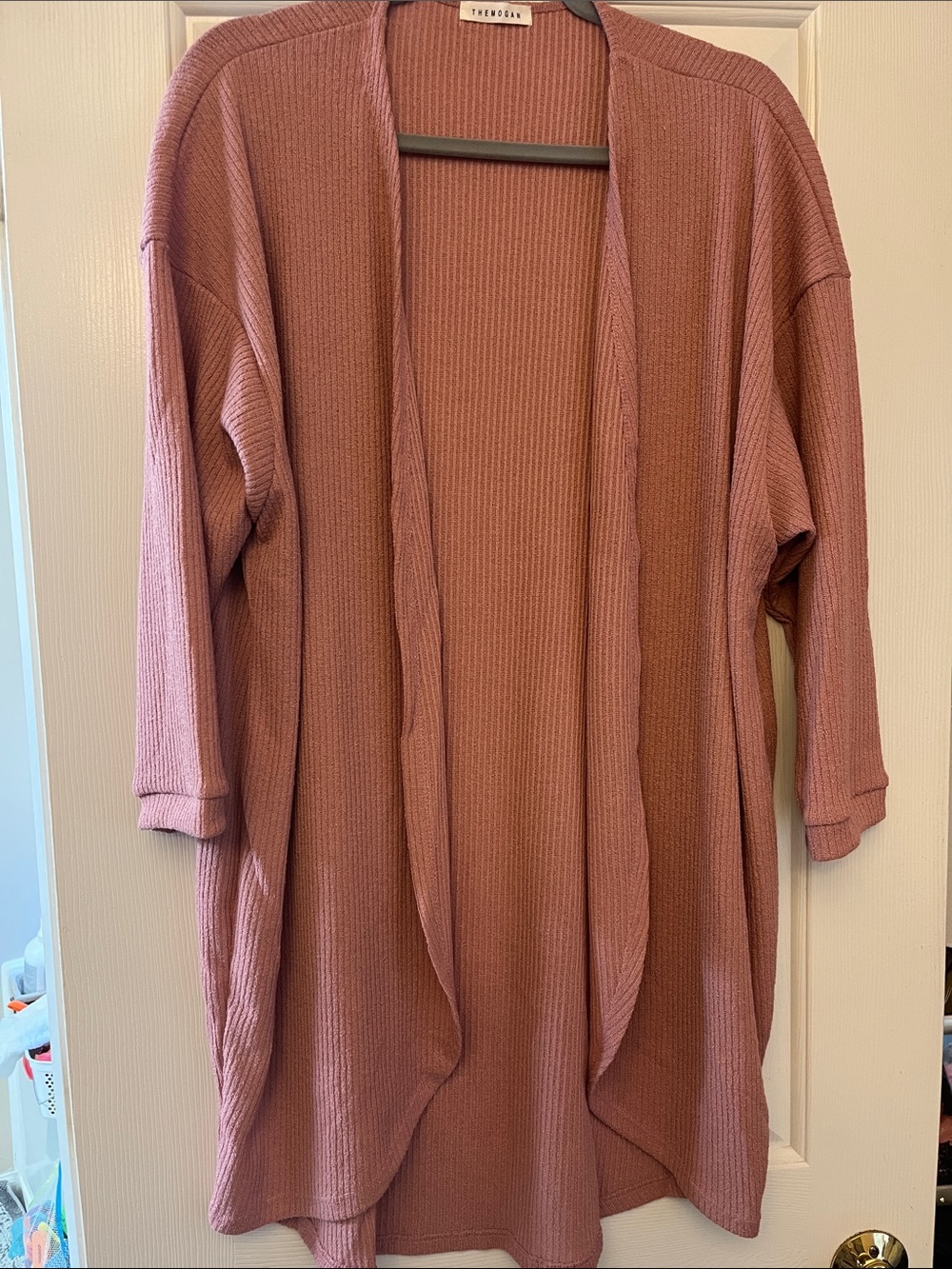 NWOT The Morgan Mauve Long Cardigan